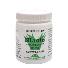 NATUR DROGERIET - Niacin (nikotinamid) 30 mg